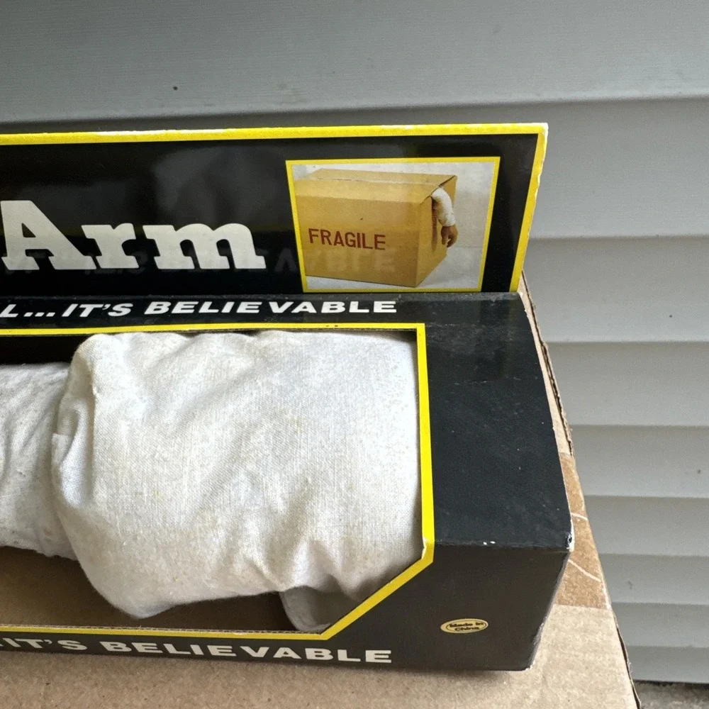 ORIGINAL The Arm Fake Gag Gift Prop Human Hand for Car Trunk Door w/Box 1980s